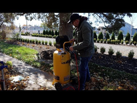 Blowing Out Our Sprinklers!