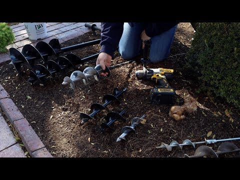 What Size Auger Do You Need for Planting??