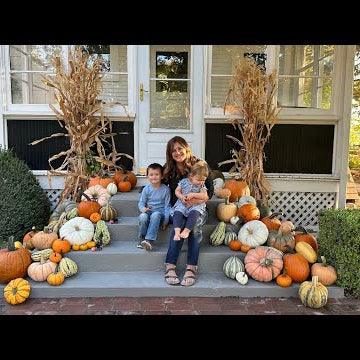 Decking Out Our Back Porch for Fall!