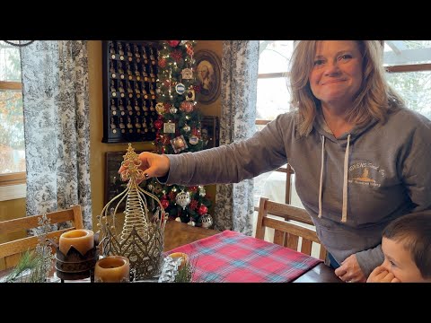 Planting Microgreens in My Parent’s Potting Shed + a Tour of My Parent’s Christmas Decor!