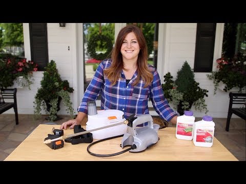 Battery Powered Sprayer + Aphid/Budworm Control!