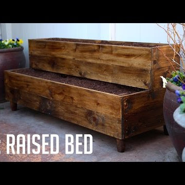 DIY: Raised Bed Patio Planter
