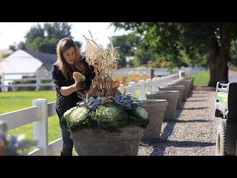 Creating Tiered Fall Containers for Maximum Plant Interest!