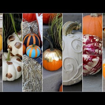7 'No Carve' Ways to Decorate Pumpkins!