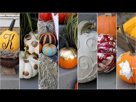 7 'No Carve' Ways to Decorate Pumpkins!