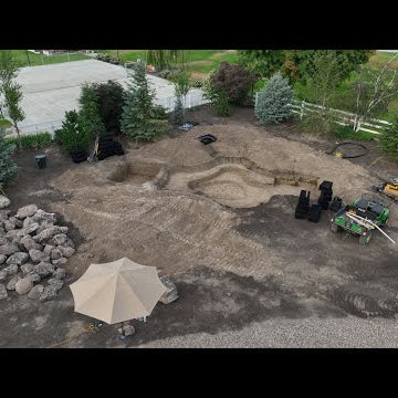 Aquascape Ecosystem Pond Installation Day 1!!!
