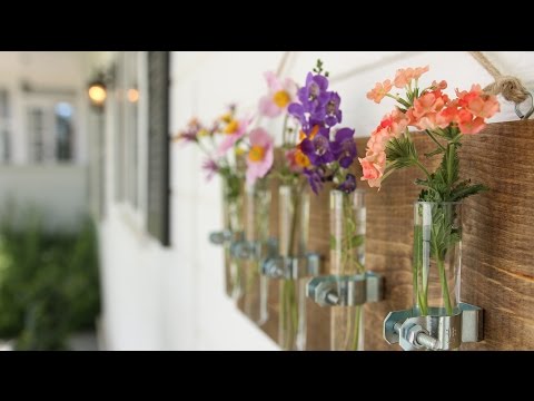 DIY Bud Vase Holder