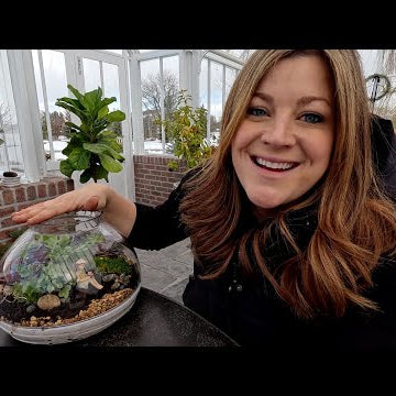 Putting Together a Simple Terrarium!