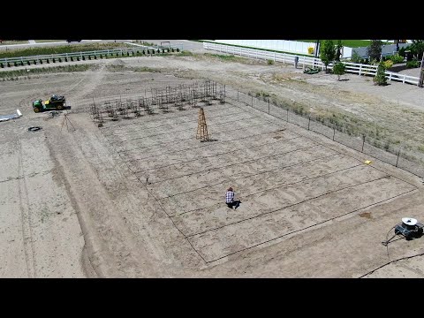 Setting up Drip Irrigation in our New Garden + Planting Vine Crops!