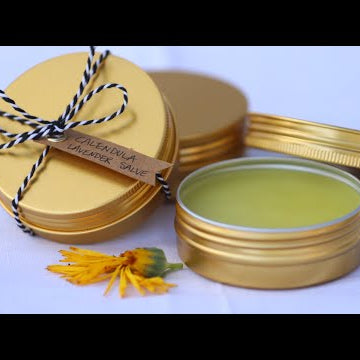 DIY Calendula Salve for Dry, Cracked Skin!