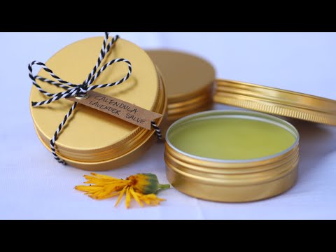 DIY Calendula Salve for Dry, Cracked Skin!