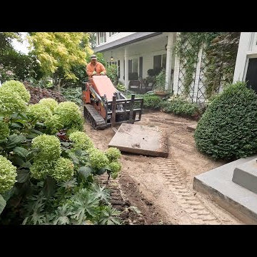 New Brick Walkway Going In & Planting for Winter Interest!