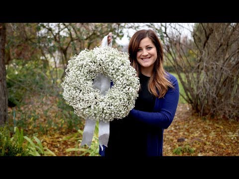 DIY Baby's Breath Wreath