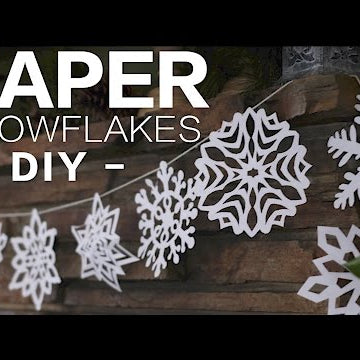 DIY Paper Snowflakes