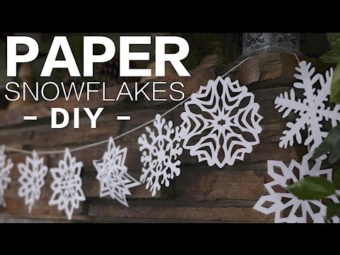 DIY Paper Snowflakes