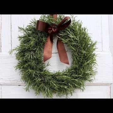 DIY Rosemary Wreath
