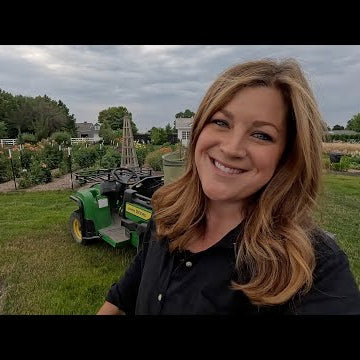 Making a Cut Flower Arrangement, Mapping Out a New Walkway & Rearranging Patio Furniture!