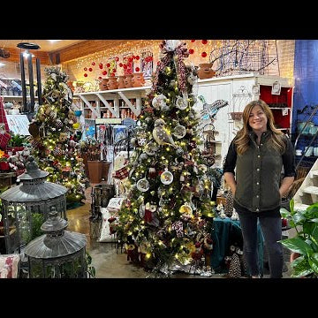 Tour of the Garden Center Decked Out for Christmas!
