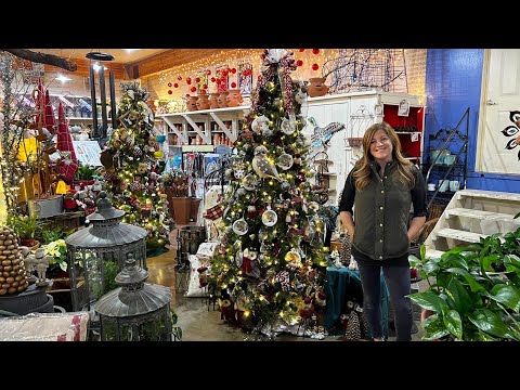 Tour of the Garden Center Decked Out for Christmas!