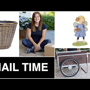 Mail Time | Garden Cart | Fairies | Wicker Pots