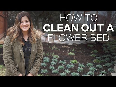 How to Clean Out a Flower Bed