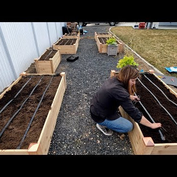 Setting Up a Complete Drip System for Raised Beds from a Hose Faucet!