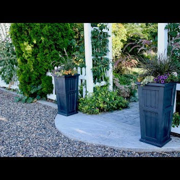 Planting Pretty Fall Flowers for our Front Entryway!