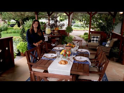 Gazebo Makeover and HUGE giveaway!