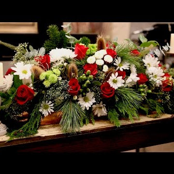 Christmas Eve Service Flower Arrangement