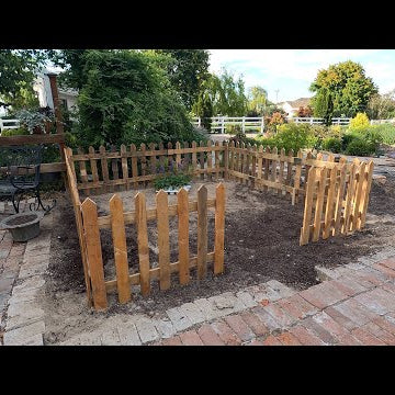 Building Picket Fence Out of Pallets!