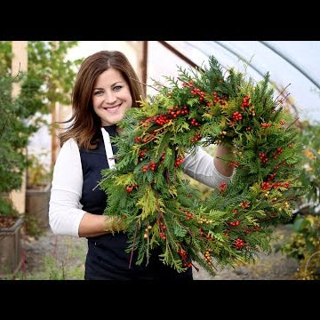 How to Make A Winter Wreath