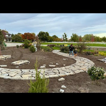Working On the Stone Path + Hartley Landscaping Update!
