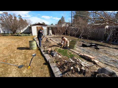 Garden Cleanup at my Grandparent’s House!