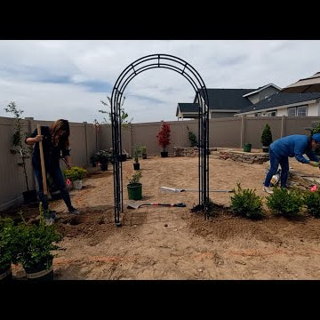 Planting at My Sister’s House + Stone Wall Project Update!