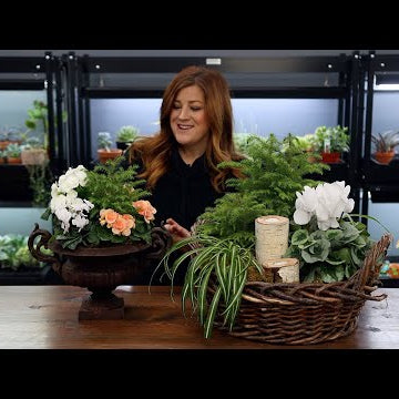 Putting Together Two Easy Winter Centerpieces!
