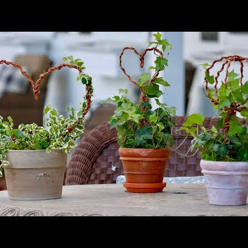 DIY Wire Topiaries for Houseplants!