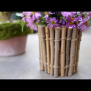 DIY Twig Vase