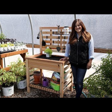 Putting Together a CedarLast Potting Bench