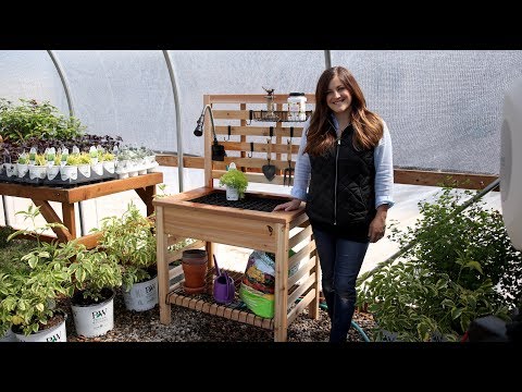 Putting Together a CedarLast Potting Bench