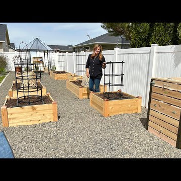Adding More Fun Things to My Sister-in-Law’s New Veggie Garden!  (Almost Done!)