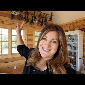 Harvesting Flowers & Making a Flower Drying Rack!
