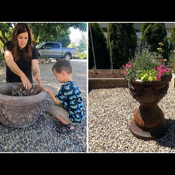 Refurbishing & Planting an Old Container for Our Vegetable Garden!