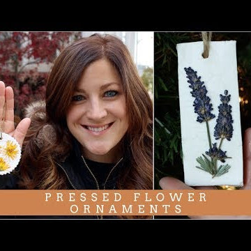 Pressed Flower Ornaments!