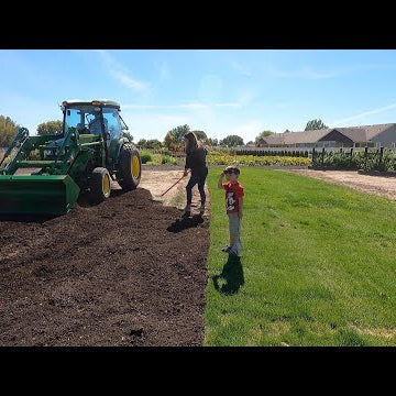 Spreading More Compost & Planting the Barn Pots for Fall!