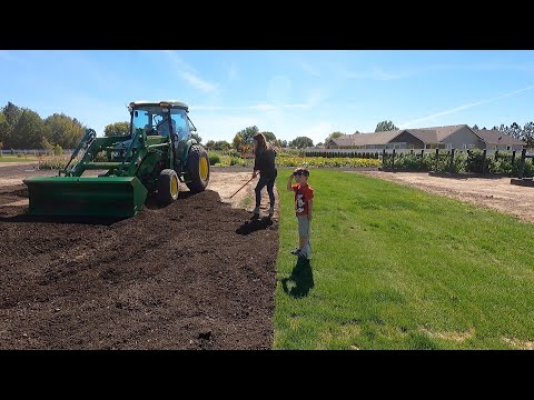 Spreading More Compost & Planting the Barn Pots for Fall!