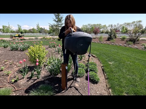Setting up a New Hoselink + Planting Lilacs and Snapdragons