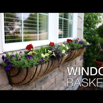 Summer Window Baskets