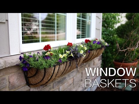 Summer Window Baskets