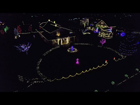 Putting Lights on the Hartley Greenhouse + Christmas Light Tour!!!