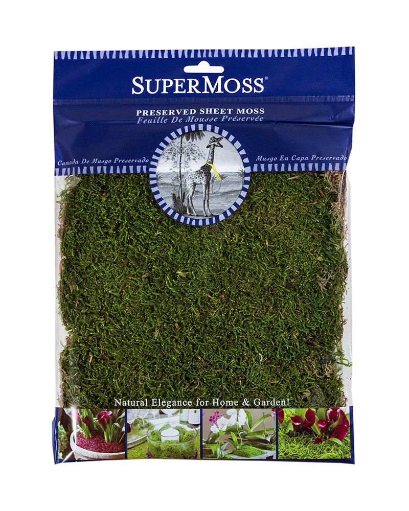 SuperMoss Forest Green Sheet Moss (110 Cubic Inches) – Garden Answer